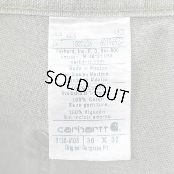 画像3: 00's Carhartt ダブルニー ペインターパンツ "MOSS GREEN" (3)