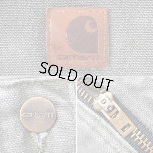 画像4: 00's Carhartt ダブルニー ペインターパンツ "MOSS GREEN" (4)