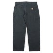 画像1: 00's Carhartt コットンツイル ペインターパンツ “BLACK / W34 L30” (1)