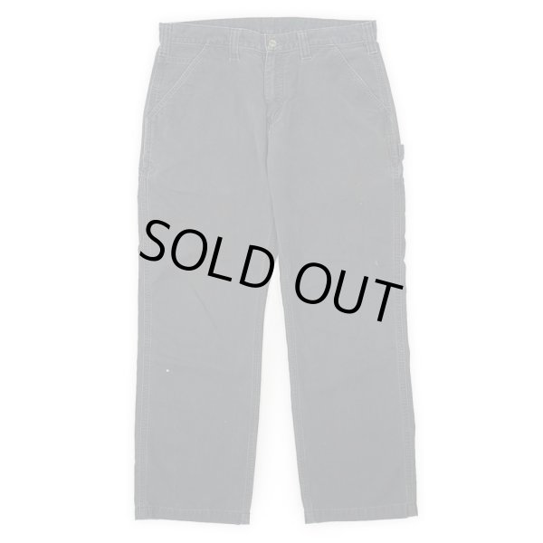 画像2: 00's Carhartt コットンツイル ペインターパンツ “BLACK / W34 L30” (2)