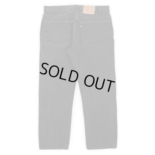 画像2: Early 00's Levi's 505 ブラックデニムパンツ "MADE IN USA / W38 L30" (2)