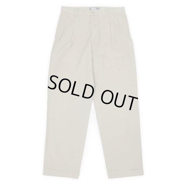 画像1: 90's Polo Ralph Lauren 2タック キャンバストラウザー "HAMMOND PANT / W32 L32" (1)
