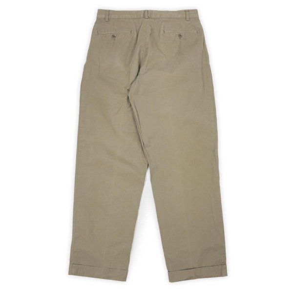 画像2: 90's Polo Ralph Lauren 2タック キャンバストラウザー "HAMMOND PANT / W32 L32" (2)