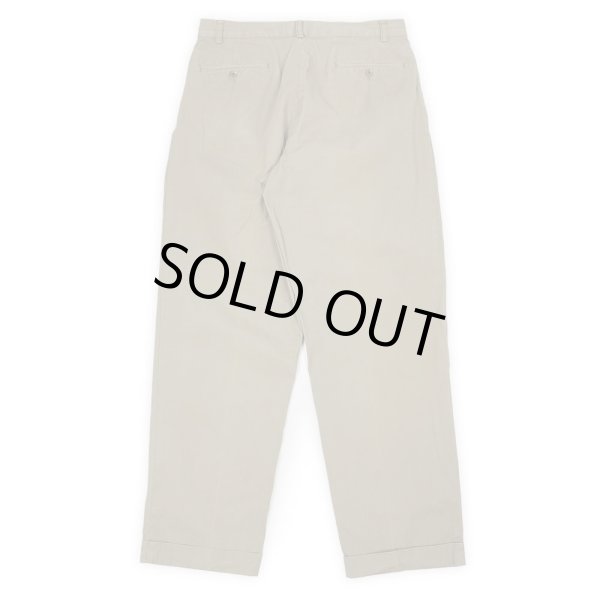 画像2: 90's Polo Ralph Lauren 2タック キャンバストラウザー "HAMMOND PANT / W32 L32" (2)