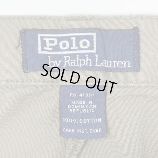 画像3: 90's Polo Ralph Lauren 2タック キャンバストラウザー "HAMMOND PANT / W32 L32" (3)