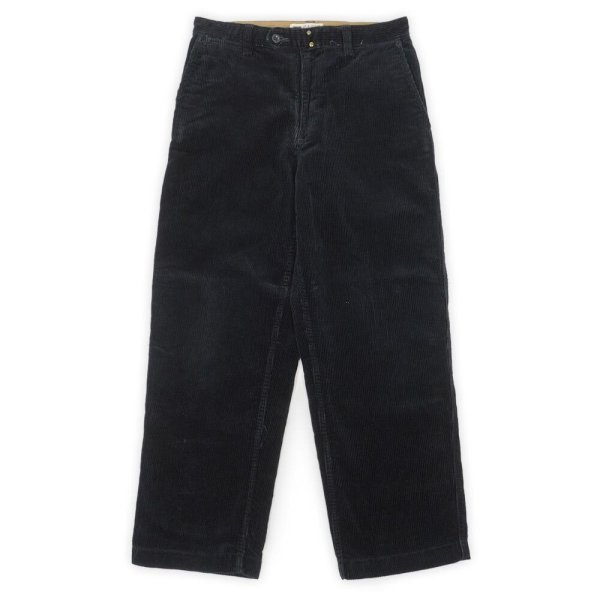 画像1: 00's OLD GAP 太畝コーデュロイトラウザー "BLACK / W34 L30" (1)