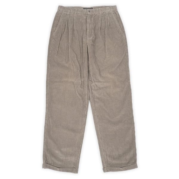 画像1: 00's PERRY ELLIS 2タック 太畝コーデュロイトラウザー "W32 L32" (1)