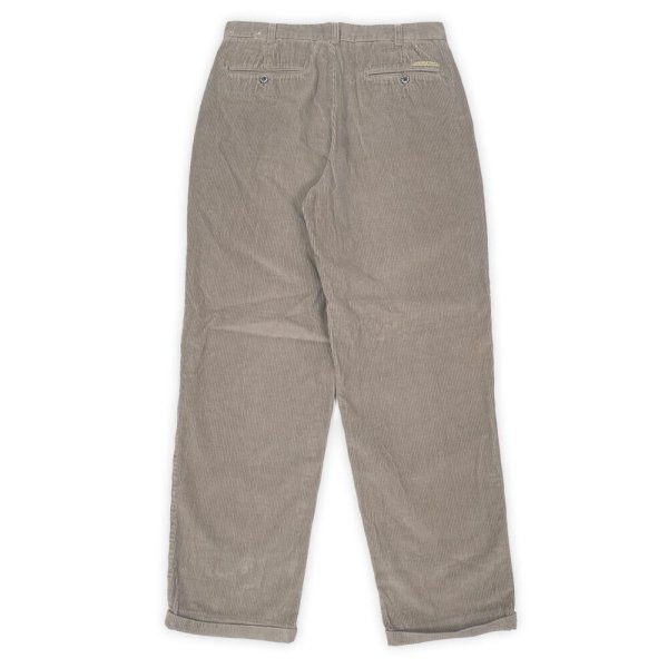 画像2: 00's PERRY ELLIS 2タック 太畝コーデュロイトラウザー "W32 L32" (2)