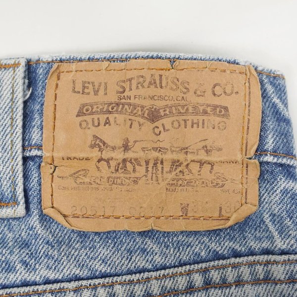 画像3: 80's Levi's 517-0217 ブーツカット デニムパンツ "MADE IN USA / W36 L30" (3)