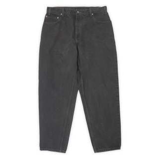 80's Dickies 先染めブラックデニムパンツ 