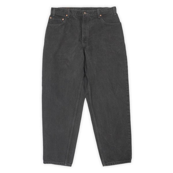 画像1: 90's Levi's 560 ブラックデニムパンツ "W36 L30" (1)