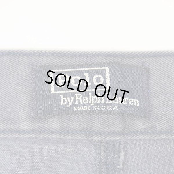 画像3: Early 90's Polo Ralph Lauren グルカショーツ "MADE IN USA / FADE NAVY" (3)