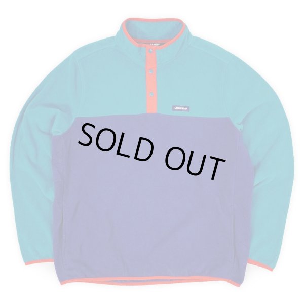 画像1: 00's LANDS' END プルオーバー フリースジャケット (1)