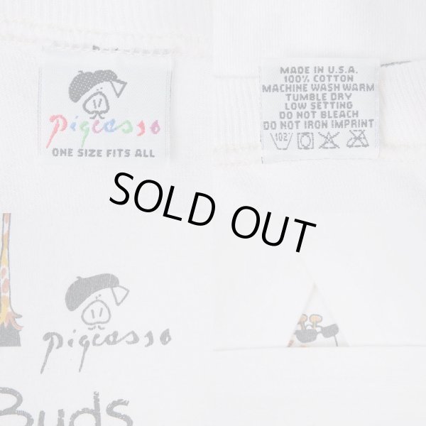 画像3: 90s pigcasso 両面プリント アートTシャツ "MADE IN USA" (3)