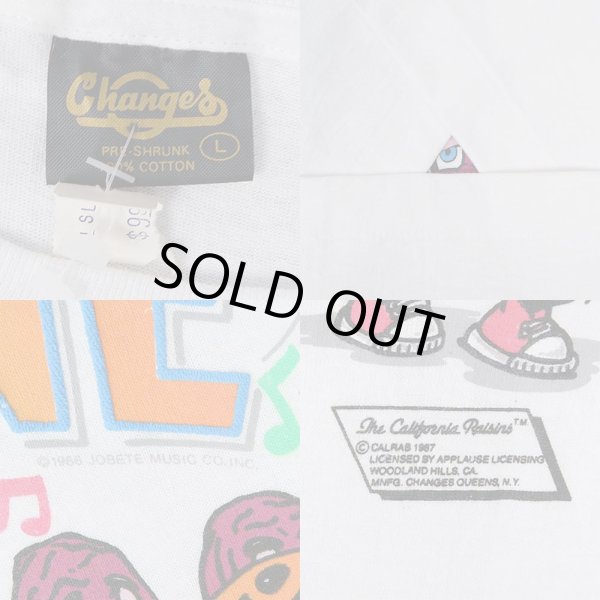 画像2: 80's California Raisins プリントTシャツ "DEADSTOCK / MADE IN USA" (2)