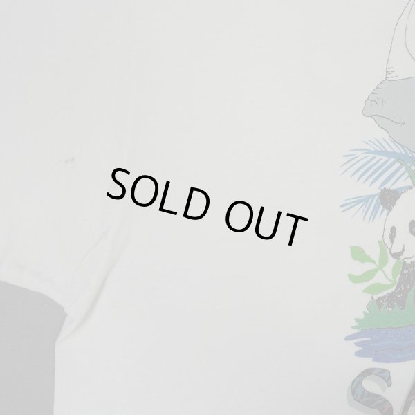 画像4: 90's SANDIEGO ZOO スーベニアTシャツ "White / Hanes BEEFY body" (4)