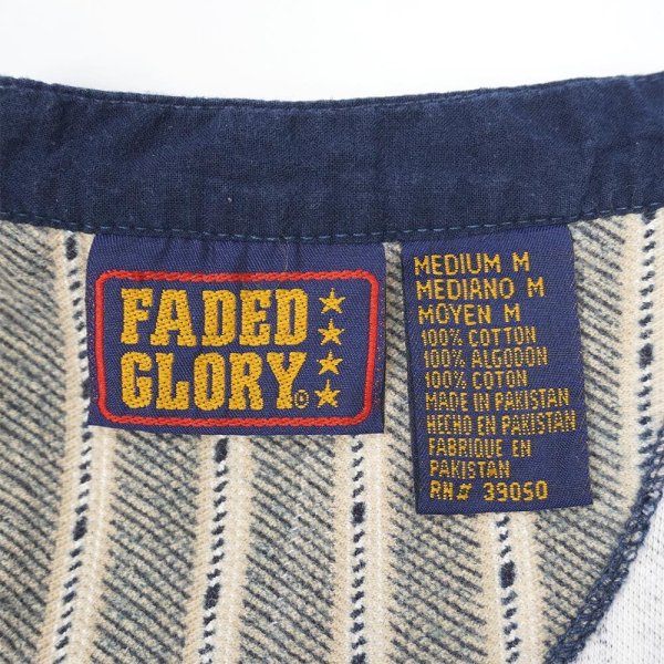 画像2: 90's FADED GLORY ヘンリーネックTシャツ (2)