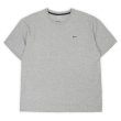 画像1: 00's NIKE スウォッシュロゴ刺繍 Tシャツ "Heather Gray" (1)