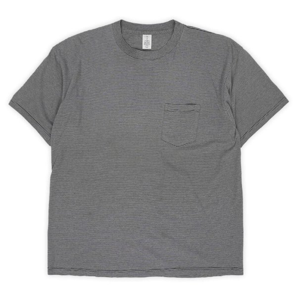 画像1: 90's TOWNCRAFT ボーダー ポケットTシャツ (1)