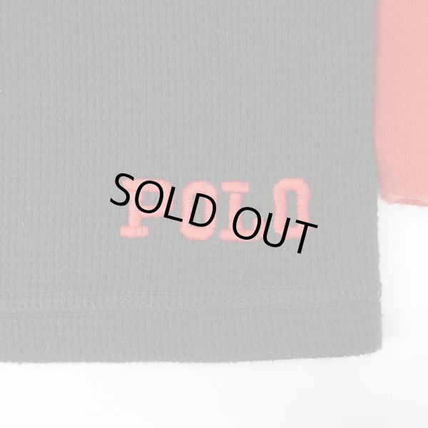 画像4: 00's Polo Ralph Lauren L/S Pロゴ刺繍 サーマル (4)