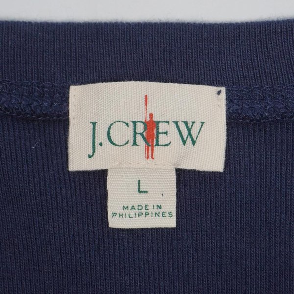 画像2: 00's J.CREW ヘンリーネックカットソー (2)