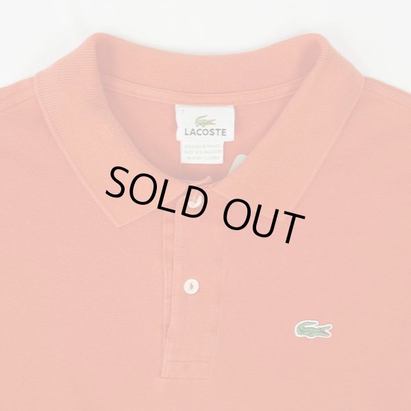 画像3: 90-00's LACOSTE ポロシャツ "DESIGNED IN FRANCE / ORANGE" (3)