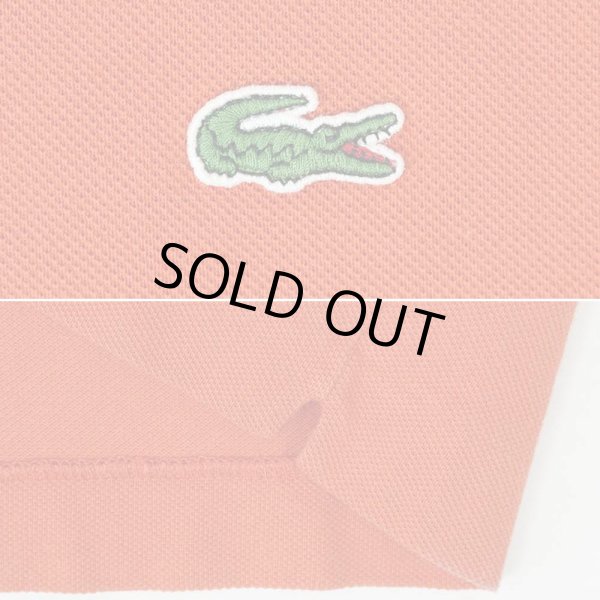 画像4: 90-00's LACOSTE ポロシャツ "DESIGNED IN FRANCE / ORANGE" (4)