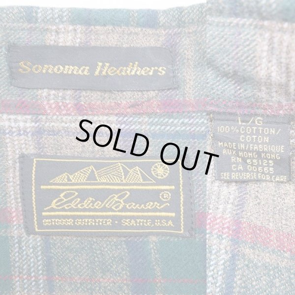 画像3: 80's EddieBauer フランネルボタンダウンシャツ (3)