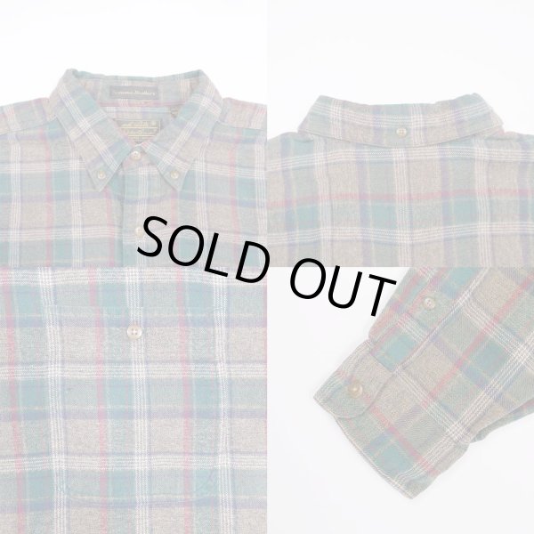 画像4: 80's EddieBauer フランネルボタンダウンシャツ (4)