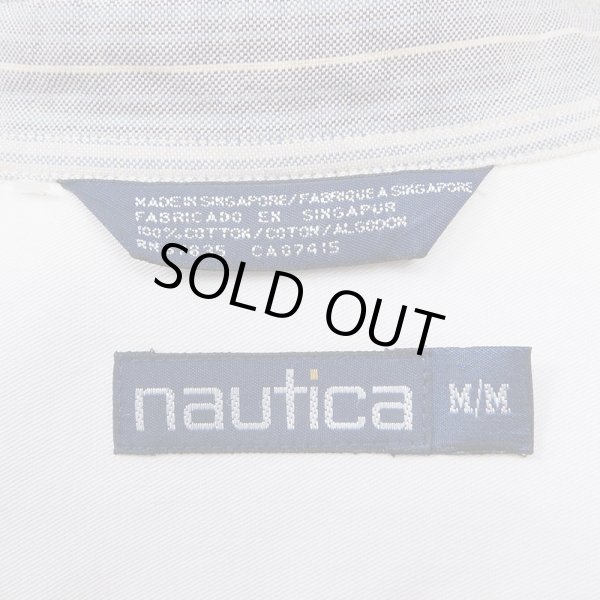 画像3: 90's NAUTICA オンブレストライプ柄 ボタンダウンシャツ (3)