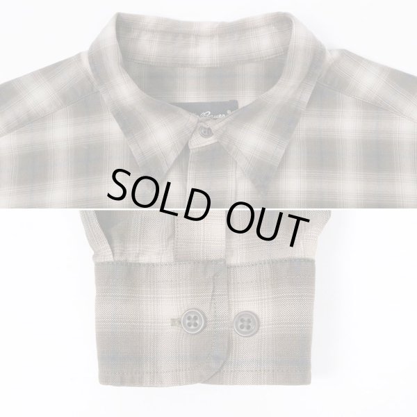 画像4: Early 00's Eddie Bauer オンブレチェック柄 コットンワークシャツ (4)