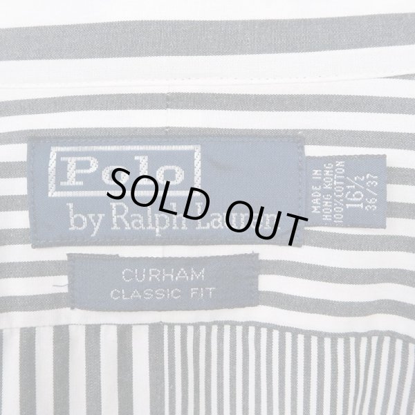 画像2: 90's Polo Ralph Lauren マルチストライプ柄 レギュラーカラーシャツ “CURHAM” (2)