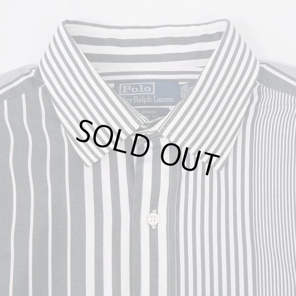 画像3: 90's Polo Ralph Lauren マルチストライプ柄 レギュラーカラーシャツ “CURHAM” (3)