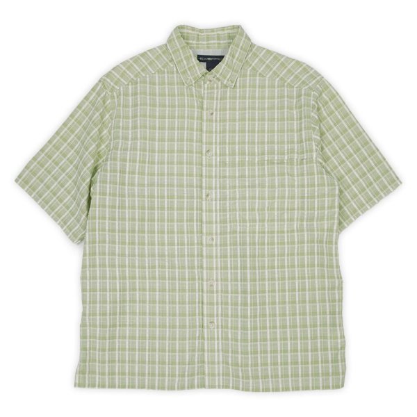 画像1: 00's EXOFFICIO S/S シアサッカー ボタンダウンシャツ (1)