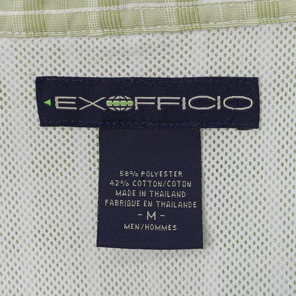 画像2: 00's EXOFFICIO S/S シアサッカー ボタンダウンシャツ (2)