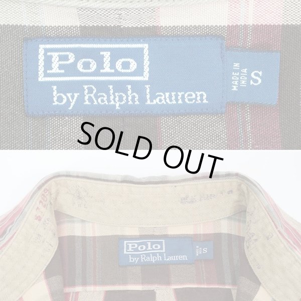 画像2: 00's Polo Ralph Lauren コットンワークシャツ (2)