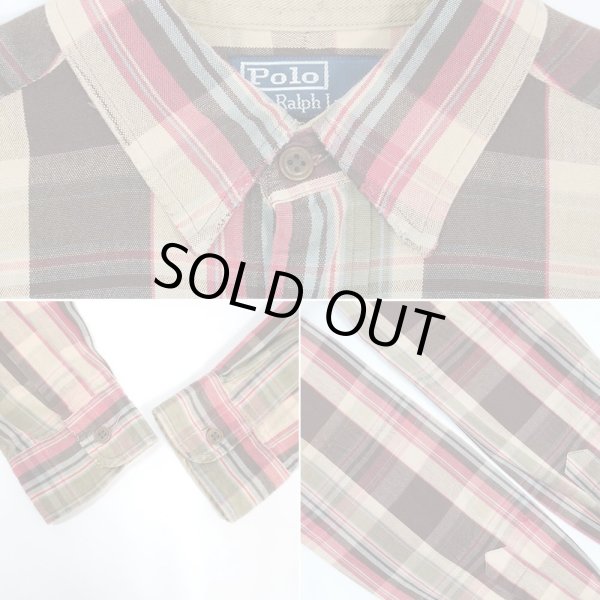 画像3: 00's Polo Ralph Lauren コットンワークシャツ (3)