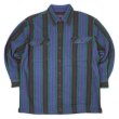 画像1: 90's ROUNDTREE & YORKE マルチストライプ柄 ヘビーネルシャツ (1)