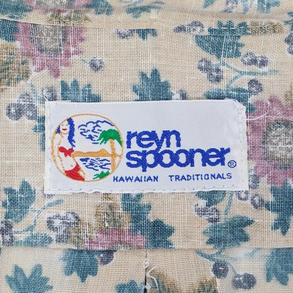 画像2: 90's Reyn Spooner プルオーバー コットンハワイアンシャツ (2)