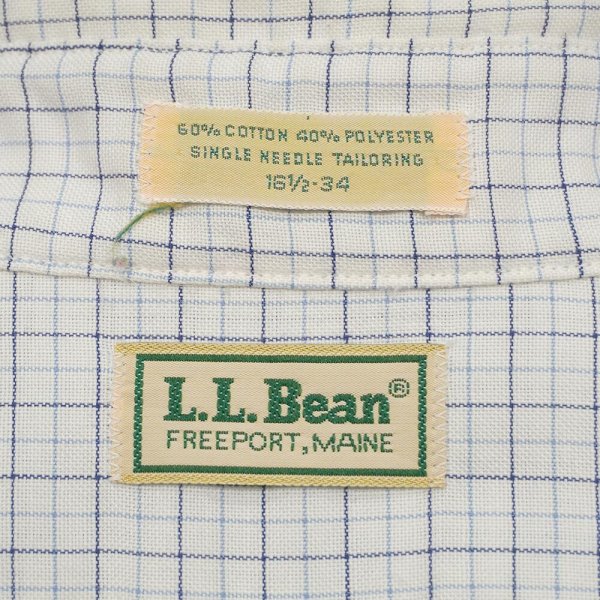 画像2: 90's L.L.Bean ボタンダウンシャツ (2)