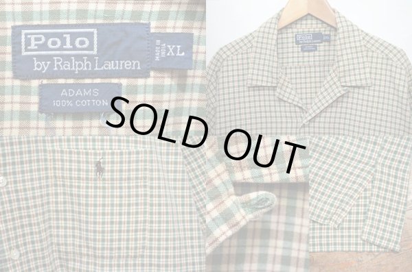 画像3: 90's POLO Ralph Lauren オープンカラーシャツ “ADAMS” (3)