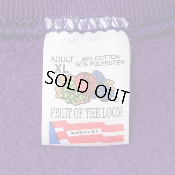 画像3: 80-90's Fruit of the Loom 両面プリント スウェット "MADE IN USA" (3)