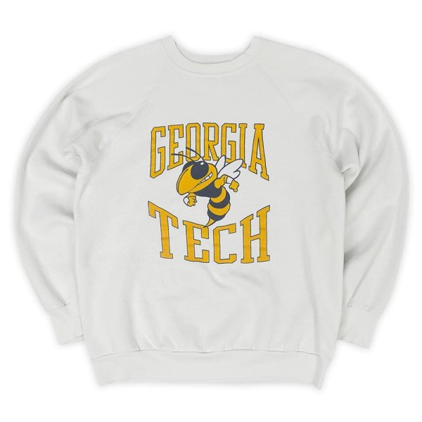 画像1: 80's GEORGIA TECH カレッジプリント スウェット "MADE IN USA" (1)