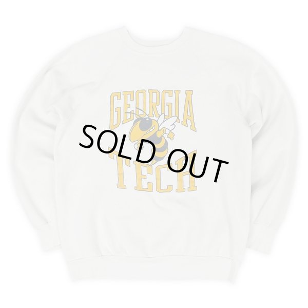 画像1: 80's GEORGIA TECH カレッジプリント スウェット "MADE IN USA" (1)