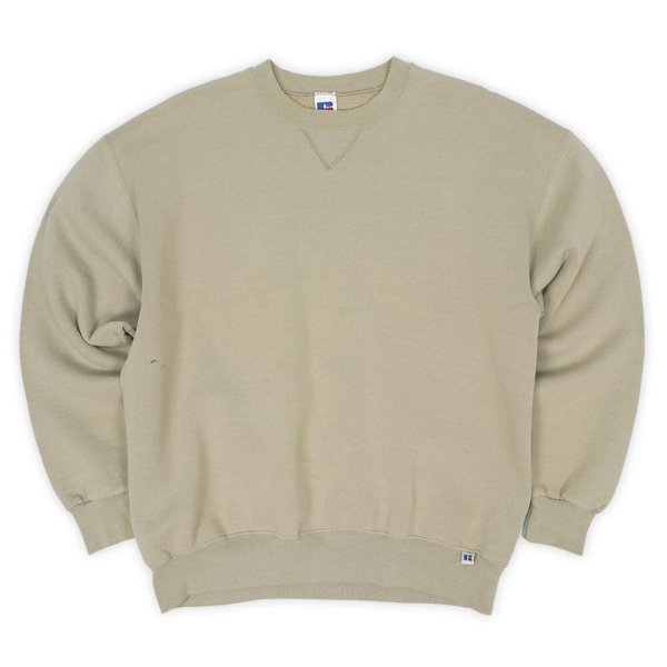 画像1: 90's RUSSELL ブランクスウェット “SAND BEIGE / MADE IN USA” (1)