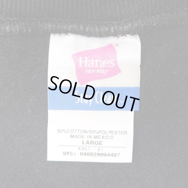 画像2: 90's Hanes スウェットシャツ “BLACK / DEADSTOCK” (2)