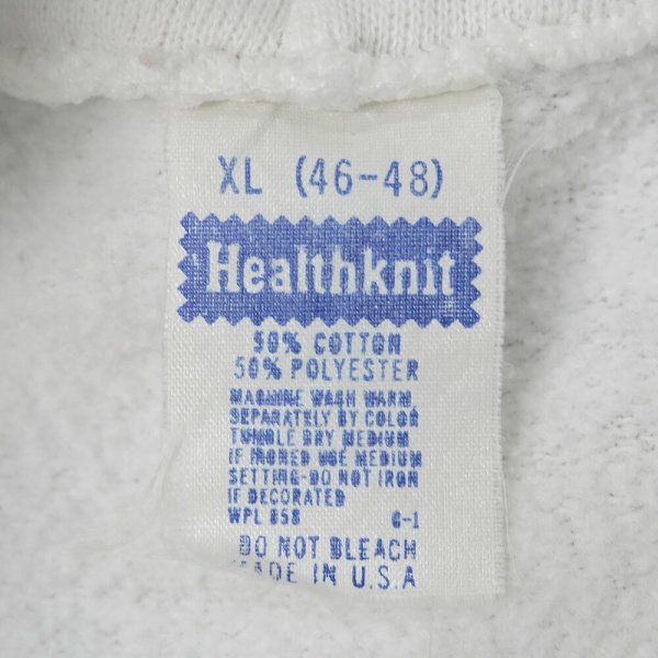 画像2: 80's HeakthKnit ブランク スウェットパーカー "MADE IN USA" (2)