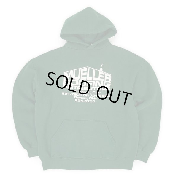 画像1: 90's JERZEES 両面プリント スウェットパーカー "MADE IN USA" (1)