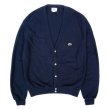 画像1: 80's IZOD LACOSTE アクリルカーディガン “NAVY / MADE IN USA” (1)