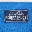 画像2: 80's Arnold Palmer x Robert Bruce ウールニット カーディガン "MADE IN USA / BLUE" (2)